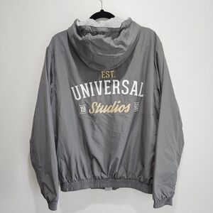 1990 Universal Studios Jacket Lined Hooded Full Zip Size Small Unisex Men Women